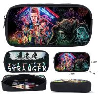 Stranger Things Pencil Case Storage Cosmetic Bag Cartoon 3D Print Anime Kids School Supplies Stationery Zipper Make Up Box Hot