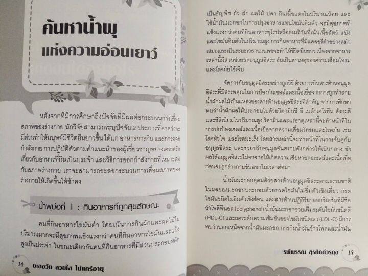 หนังสือ-คู่มือดูแลสุขภาพ-ชะลอวัย-สวยใส-ไม่แคร์อายุ