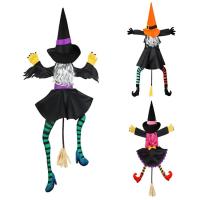Witch Tree Decoration Spooky Decoration Tree Witch with LED Lights Halloween Yard or House Prop for Decorating Home Restaurants Schools Bars Shopping Malls smart