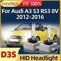 Roadsun 2PCS 6000K White HID Xenon Car Headlight 35W High Low Beam Light Bulbs For Audi A3 S3 RS3 8V 2012 2013 2014 2015 2016 Bulbs  LEDs  HIDs