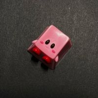 Handmade Personality Cute Pink Pudding Square Box Design Resin Keycaps for Cherry Mx Switch Mechanical Keyboard Gaming Keycap
