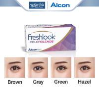 คอนแทคเลนส์สี รายเดือน Alcon ออลคอน รุ่น Freshlook Color Blends จำนวน/กล่อง 2 ชิ้น - BV