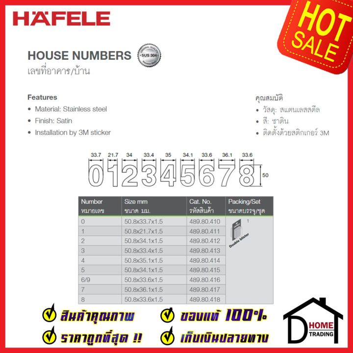 hafele-เลขติดอาคาร-เลขบ้านเลขที่-1-หนึ่ง-รุ่น-489-80-411-สแตนเลส-สตีล-304-บ้านเลขที่-เลขห้อง-เฮเฟเล่-ของแท้100
