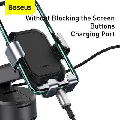 Hot Baseus Gravity Car Phone Holder Mobile Phone cket Car Phone Mount Stand Adjustable Auto Support For 12 For Samsung