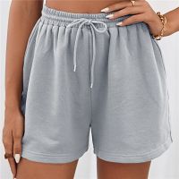 2023 Women Casual Shorts Summer High Waisted Sports Shorts Loose Bottoms Female Elastic Waist Hot Pants Homewear Wide Leg Pants