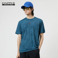 DAPPER เสื้อยืด Pixel Camo Print สีเขียว