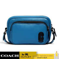 กระเป๋าสะพายข้าง COACH 1578 MINI EDGE DOUBLE POUCH CROSSBODY WITH COACH PATCH (QBEP4)