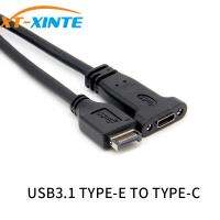 XT-XINTE Motherboard Expansion Cable USB 3.1 Front Panel Header Type E Male to Usb-C Type C Female Computer Connector 50cm