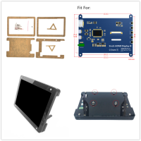 ทนทาน5นิ้ว HDMI Display Case LCD HD capacitive Touch Screen Stand สำหรับ Raspberry Pi