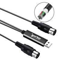 HiFing USB IN-OUT MIDI Interface Converter/Adapter with 5-PIN DIN MIDI Cable for PC/ Laptop/ Mac