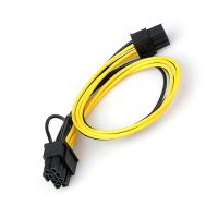 6 Pin male to 8 Pin (6 2) male PCI E PCI Express Power Extension Cable GPU Power Cable 30cm For Graphic Male Cable Cards Mining