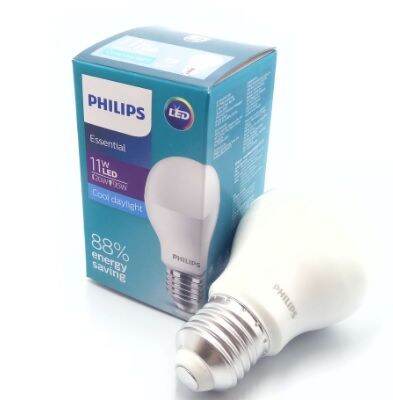 PROMO LAMPU PHILIPS TIPE LED ESSENTIAL DAYA 11 WATT 6500K E27 TERMURAH ...