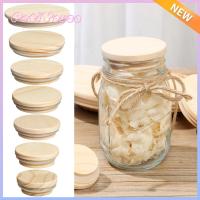 PETIYOUZA ขนาดต่างๆ องค์การครัว เข้ากันได้ ฝาปิดผนึกขวด ฝาไม้ Mason Jar Lid ผ้าคลุมปากกว้าง ที่เก็บกระป๋อง