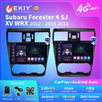 EKIY วิทยุ X7 10สำหรับ Subaru Forester 4 SJ XV WRX 2012- 2015 2018สเตอริโอ GPS Navi เครื่องเล่นมัลติมีเดียรถยนต์2Din Carplay DVD