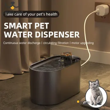 Pet Water Fountain Electric Water Dispenser For Cat Dog Drinking Bowl  Automatic