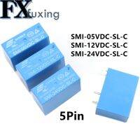 1PCS Power Relays SMI-05VDC-SL-C SMI-12VDC-SL-C SMI-24VDC-SL-C 5V 12V 24V 10A 5PIN Relay SMI 05V 12V 24V VDC SL C DIP5 Printing Stamping