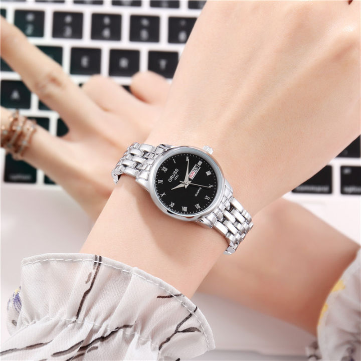 oruss-นาฬิกาสำหรับผู้หญิงนาฬิกาควอตซ์แฟชั่นปฏิทินกันน้ำเรืองแสงเดิมนาฬิกาข้อมือผู้หญิงลดราคาตอนนี้