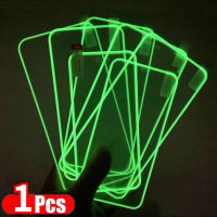 ♥Ready Stock【กระจกนิรภัย】1Pcs Luminous Screen Protectors สำหรับ IPhone 14 13 12 11 Pro Max 12 Mini XR X XS เรืองแสงกระจกนิรภัยสำหรับ IPhone 13 Pro MAX 6 7 8 Plus