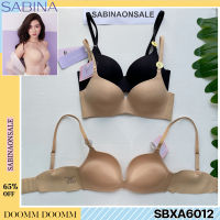 Sabina เสื้อชั้นใน Invisible Wire (ไร้โครง) รุ่น Doomm Doomm รหัส SBXA6012 BK สีดำ SBXA6012 CD สีเนื้อ