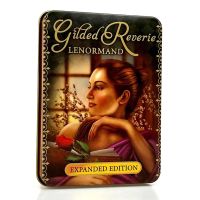 【Study the folder well】 กล่องดีบุก Reverie Lenormand Oracle การ์ดทองขอบฟอร์จูนบอกเกมหลายเกมกระดานของเล่นของขวัญไพ่ทาโรต์ดาดฟ้า