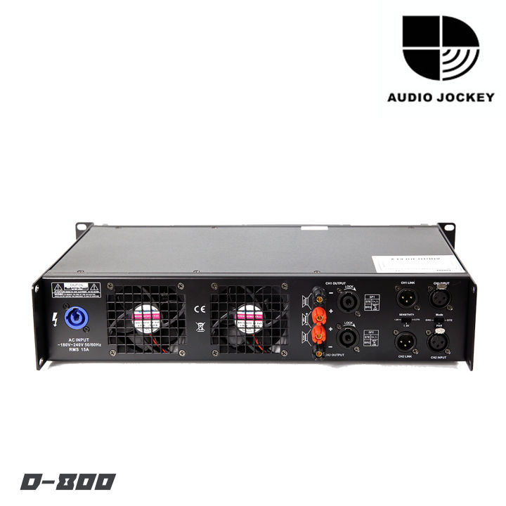 a-amp-j-audio-jookey-d-800-เพาเวอร์แอมป์-2-ch-คลาส-d-กำลังขับ-800x2-สวิทชิ่งซัพพลาย-ให้กำลังปานกลาง-เหมาะสำหรับตู้มิดไฮ-รับประกัน-1-ปีเต็ม