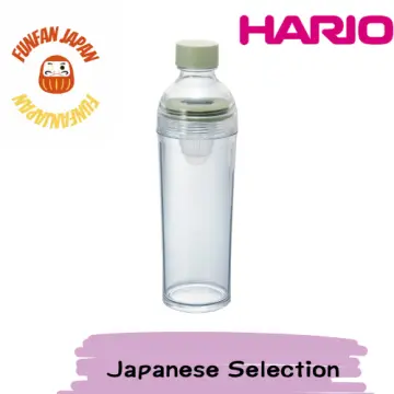 Hario Portable Cold Brew Tea Bottle (400ml, Smoky Pink) 