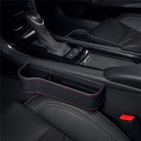 [NEW] 2020 Hot Sale Newest PU Leather Car Organizer Front Seat Filler Car Seat Slit Gap Storage Catcher Box Pocket Organizer