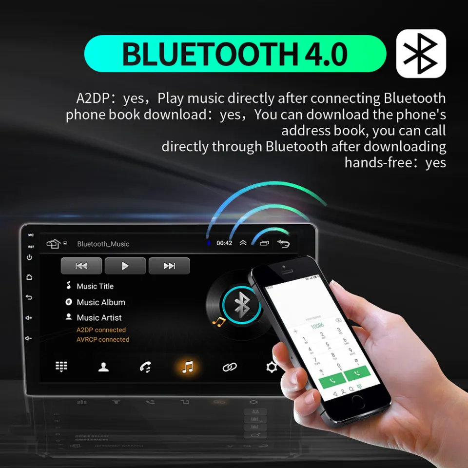 8GB 128GB 9 Inch 2.5D Android Car Radio Multimedia Stereo Autoradio 1Din  Bluetooth Android 10 Wireless Carplay Rear View Camera