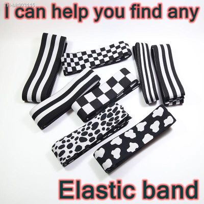 ►▫ Black and white Elastic Bands 25-50MM Elastic Ribbon Clothing Bags Trousers Elastic Rubber DIY Sewing Accessories rubber band