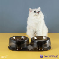 Redminut ชามอาหารแมว ชามอาหารสุนัข ปรับองศาได้