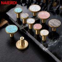 NAIERDI Copper Furniture Handles Elegant Door Knobs Cabinet Handles Brass Hooks Nordic Pastoral Gold Clothes Wall Hangings Hooks