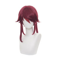 Game Genshin Impact Cosplay Rosaria Wig Genshin Impact Rosaria Short Heat Resistant Synthetic Hair Wigs