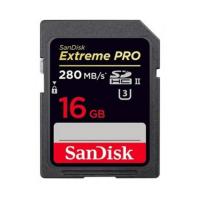 (ลดล้างสต๊อก)Sandisk SD Extreme Pro SDHC UHS-II 16 GB(280MB/s_1867x)