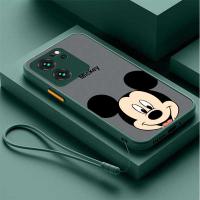 Xiaomi 13T Pro 13T น่ารักเคส Mickey สีลูกอมเคสใสกันชนผิวด้านฝาหลัง