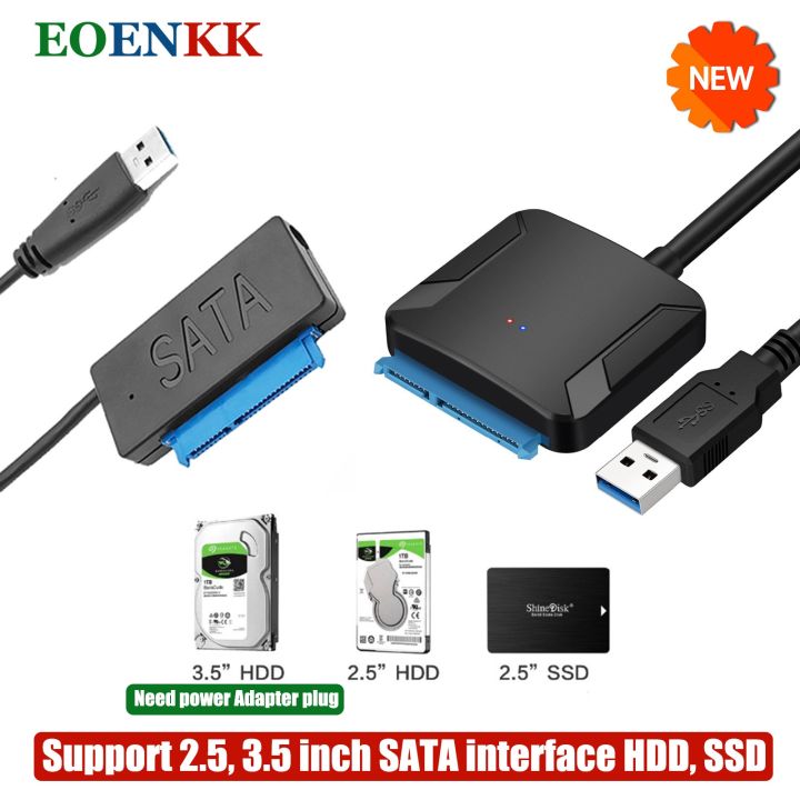 ยืดหยุ่น-สายเคเบิล-usb-เป็น-sata-3สายเคเบิลอะแดปเตอร์-sata-เป็น-usb3-0รองรับ22pin-2-5-3-5นิ้วตัวเชื่อมต่อสายเคเบิลคอมพิวเตอร์ฮาร์ดดิสก์-ssd-ภายนอก