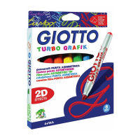 GIOTTO ปากกาเมจิก 8 สี Turbo Grafik