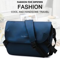 Men Composite Shoulder Bag Large Capacity Oxford Pillow Crossbody Bag Waterproof Breathable Scratch Resistant for Daily Leisure