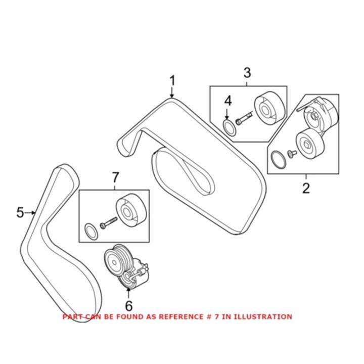 1-piece-06e903341h-engine-belt-idler-pulley-parts-accessories-for-audi-b8-s4-s5-c6-a6-q7-generator-belt-idler-pulley-5320653100