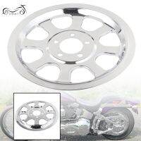 Chrome Motorcycle Outer Rear Pulley Cover For Harley Softail Classic FLSTC Standard FXST Deluxe FLSTN Deuce FXSTD 2000-2005