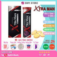 Mới mẻ [Mua 3 tặng 1] XTRA MAN chính hãng Tăng cường sinh lý nam hộp 20 viên sủi chiết xuất cảm xúc thăng hoa - Sopi Store thumbnail