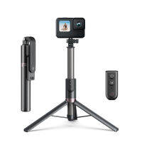 TELESIN 1.3เมตร S Elfie ติดขาตั้งกล้องที่มีบลูทูธไร้สายการควบคุมระยะไกลสำหรับ GoPro ฮีโร่11 10 9 8สีดำ,Insta 360, DJI การกระทำกล้องและโทรศัพท์สมาร์ท