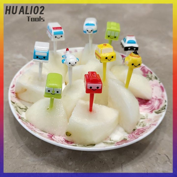 ไม้จิ้มฟันส้อมผลไม้การ์ตูน-huali02รูป-makanan-hewan-น่ารักของตกแต่งกล่องข้าวกลางวันขนาดเล็กเครื่องมือเสริมอาหารสำหรับเด็ก