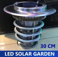 Led Solar Garden Light โคมไฟสนามโซล่าเซลล์ ดีไซน์เรียบหรู เเสงขาว ความยาว 30 CM สำหรับใช้งานภายนอก เหมาะสำหรับติดตั้งเป็นโคมไฟพลังงานเเสงอาทิตย์ตกเเต่งบ้านเเละสวน โคมไฟสนาม โคมไฟลานบ้าน โคมไฟทางเดิน