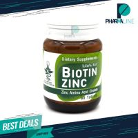 ▲Biotin Zinc ไบโอทิน ซิงก์ 90 เม็ด (รับประกันของแท้ Lot.ใหม่)❃