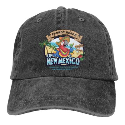 2023 New Fashion Korean Style Baseball Cap Parrot Heads Of New Mexico Distressed Personality Hat，Contact the seller for personalized customization of the logo