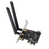 【Clearance sale】 【Customizable】 เดสก์ท็อป PCI-E 1X Wireless Adapter Converter 1730Mbps Wifi การ์ดเครือข่าย9260NGW สำหรับ Intel 9260 Bluetooth 5.0สำหรับ Windows 10