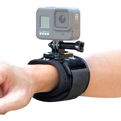 360 Degree Rotating Wrist Strap Mount For Gopro Hero11/10/9/8/7/6/5S/5/4/3, Adjustable Cycling Arm Band Holder For Action Camera