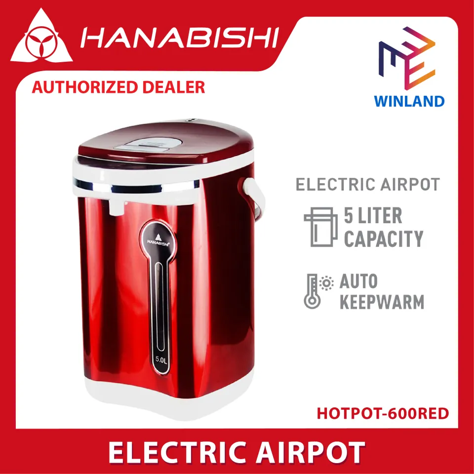 Hanabishi Electric Air Pot HOTPOT600SS