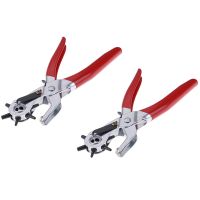 2-Piece Punch Pliers Belt Punch Pliers Leather Punch Tool