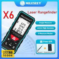 【LZ】▧❉▤  Mileseey-Mini medidor de distância a laser telêmetro portátil medida ângulo preciso construção X5 X6